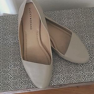 Lucky Brand Tan Leather Flats Size 9